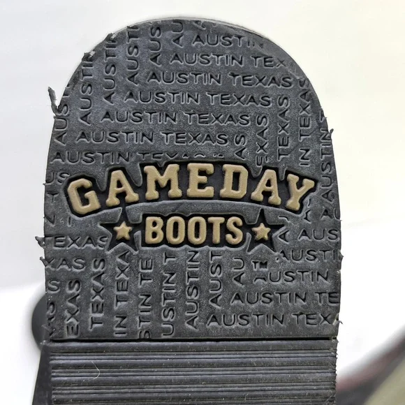 GAMEDAY BOOTS Texas Tech Red Raiders NEW Embroidered Cowboy Boots Black Size 10